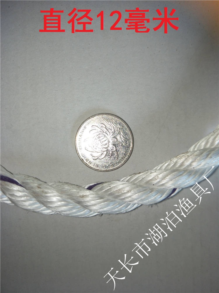 缆绳 白扁丝绳 聚丙烯 聚丙烯绳